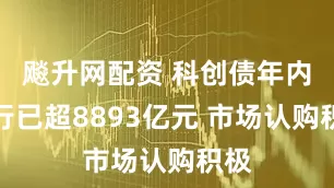飚升网配资 科创债年内发行已超8893亿元 市场认购积极